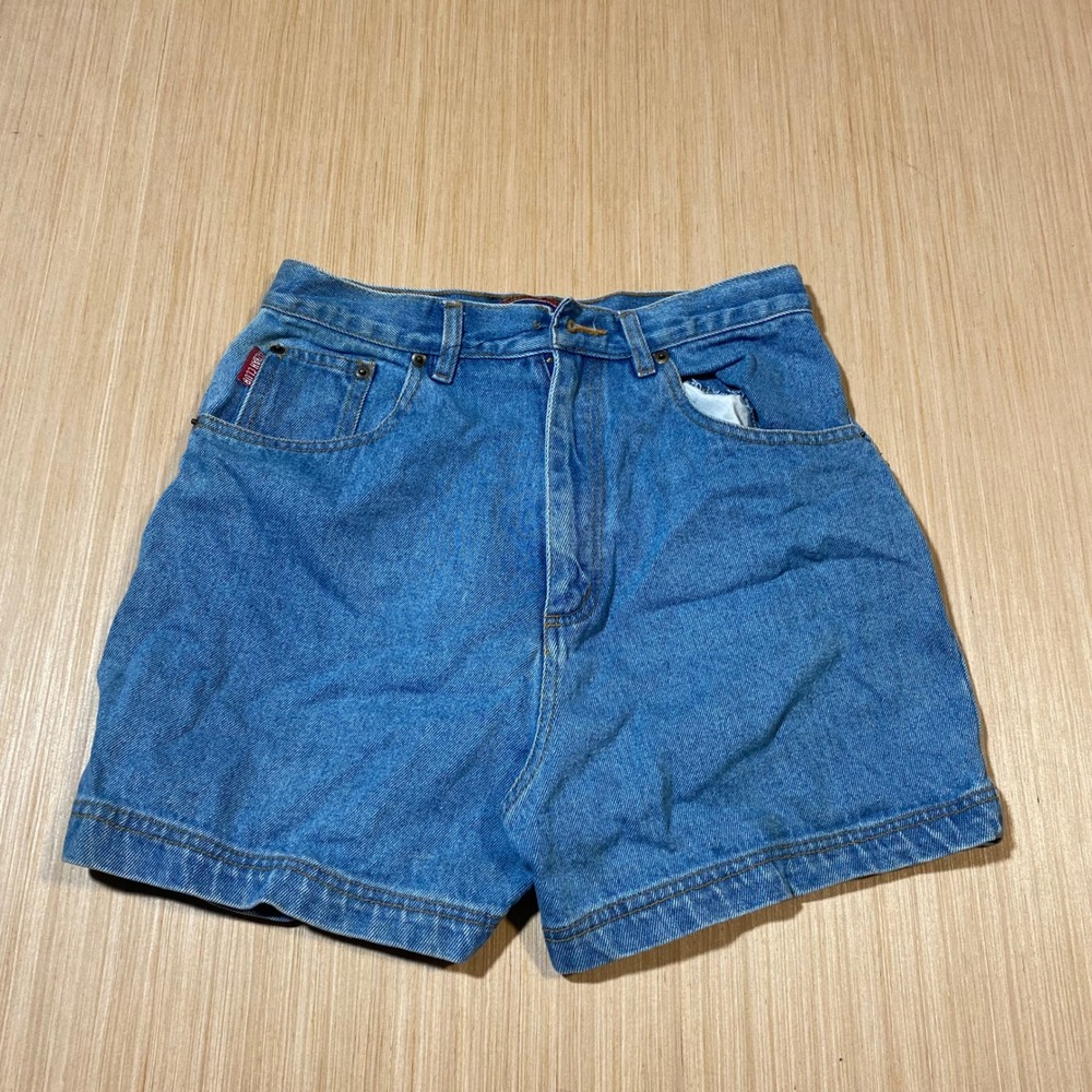 Kazbah Club Vintage High Waisted Denim Shorts Medium Wash Blue Womens Size 9/10